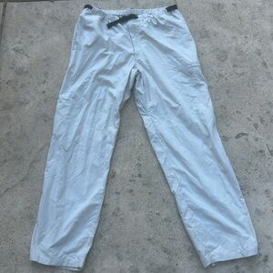 PATAGONIA Men's Beige Nylon Belted Outdoor Hiking Pant Size M